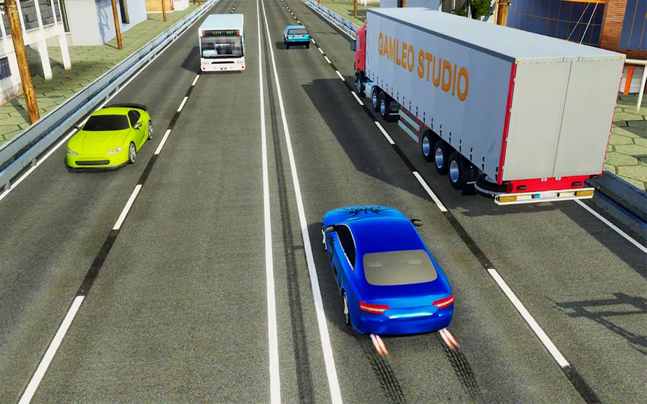 Real Highway Traffic Car Race Zrzut ekranu 1