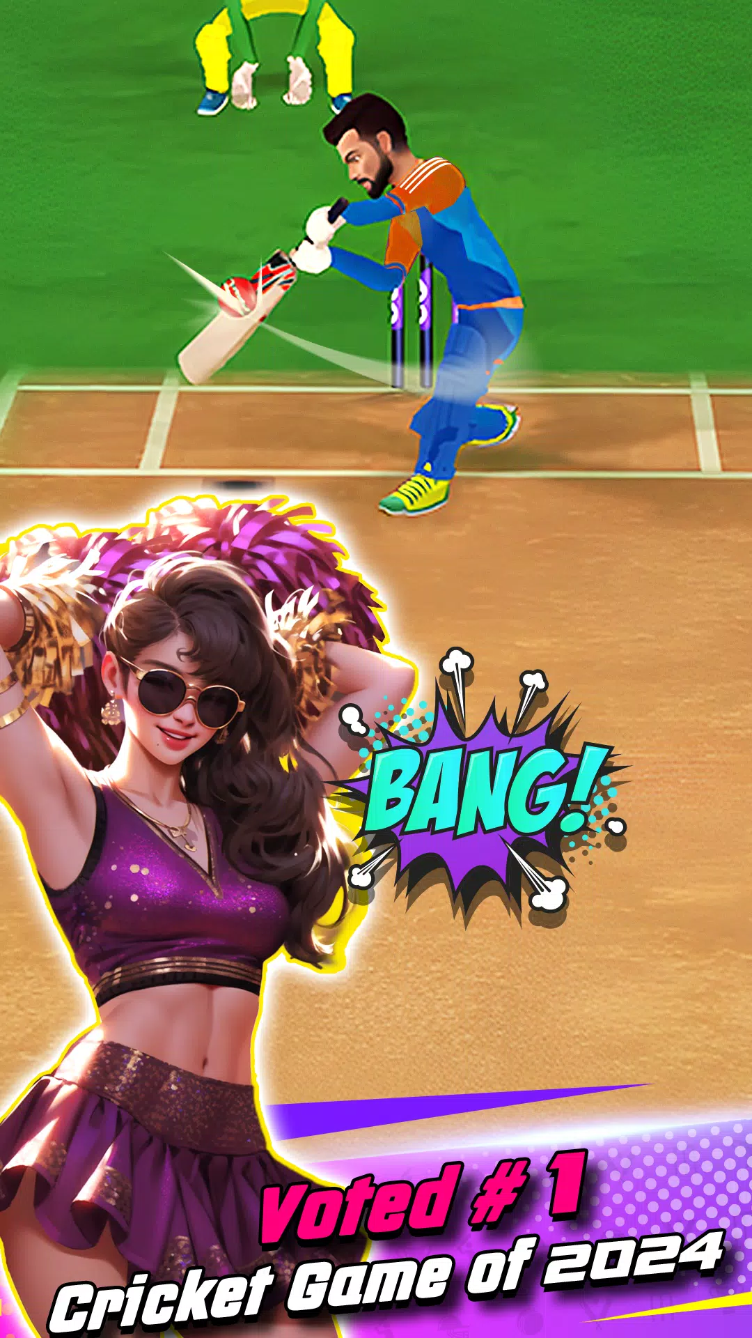 King Of Cricket Games স্ক্রিনশট 1