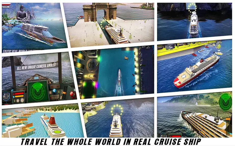 Big Cruise Ship Simulator 螢幕截圖 0