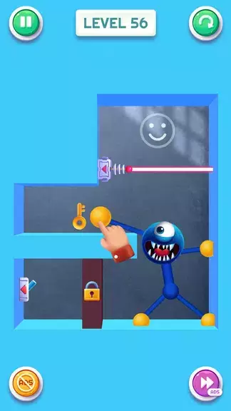 Blue Monster: Stretch Game スクリーンショット 1