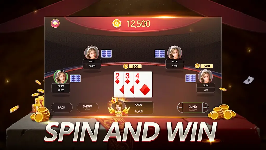 S9 Teen Patti Real Gold Captura de pantalla 0