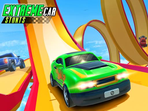 Mega Ramp Car Stunt-Car Racing Screenshot 2