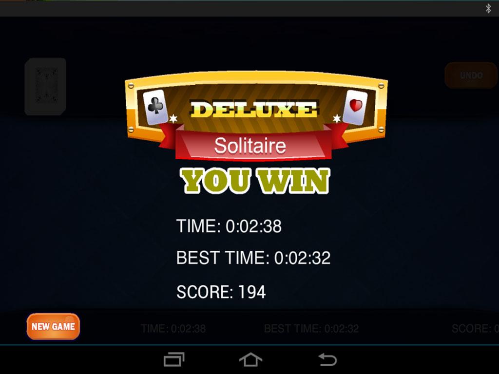 Deluxe Solitaire Zrzut ekranu 2