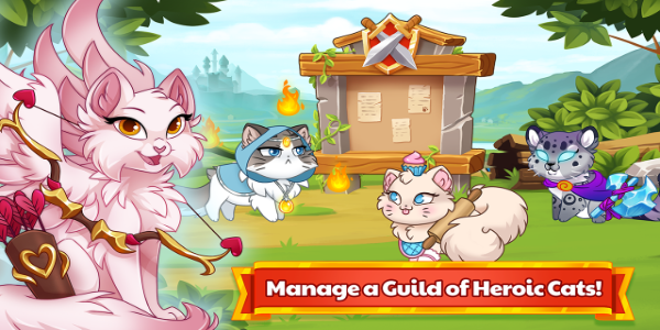 Castle Cats - Idle Hero RPG ภาพหน้าจอ 0