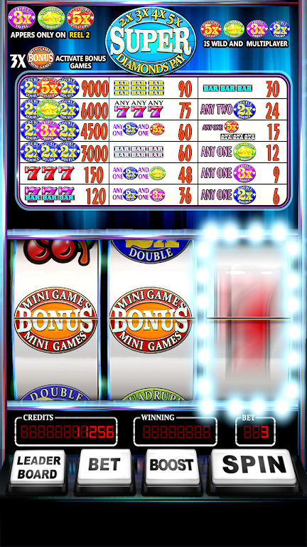 Free Super Diamonds Pay Slots Zrzut ekranu 2