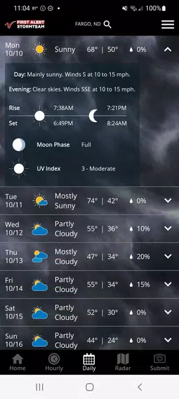 VNL Weather Tangkapan skrin 1