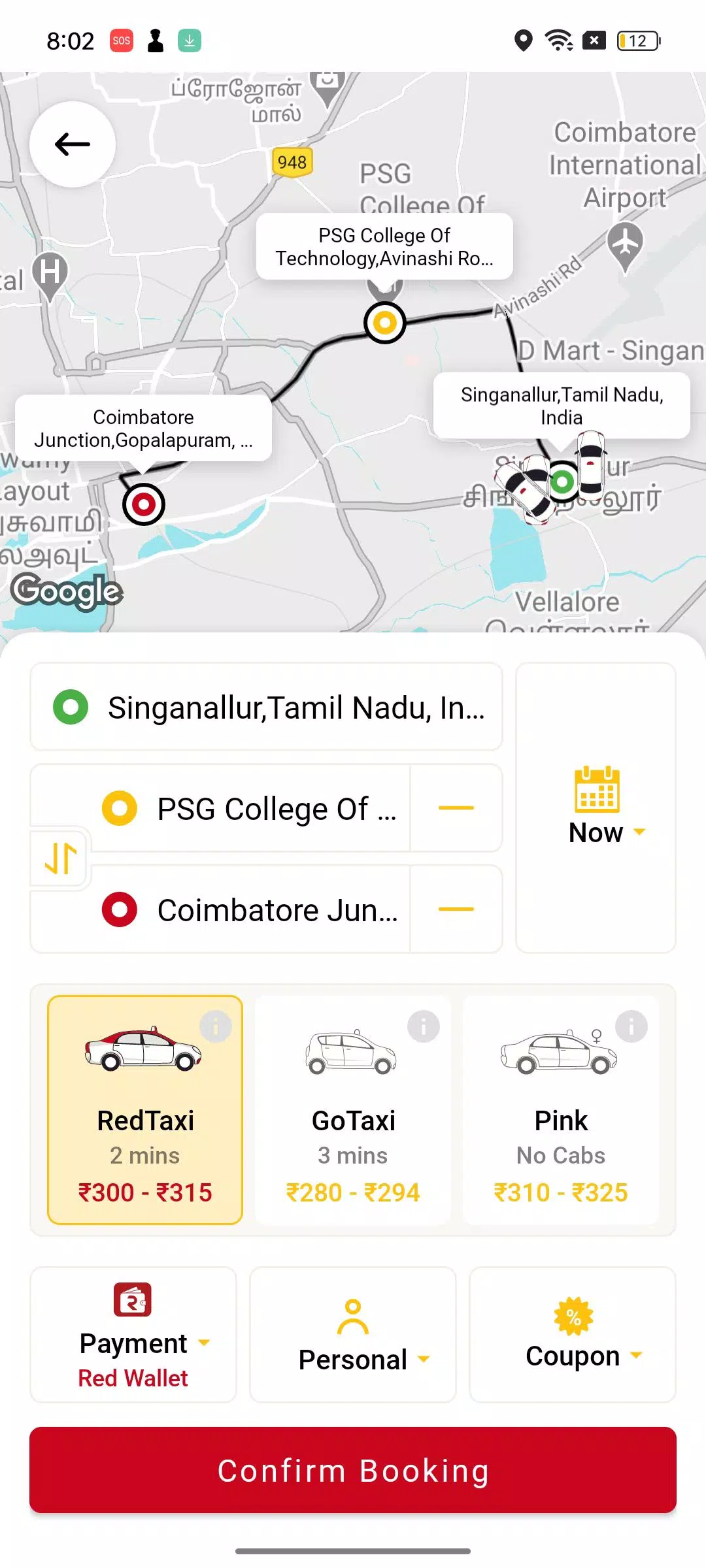 Red Taxi Screenshot 2