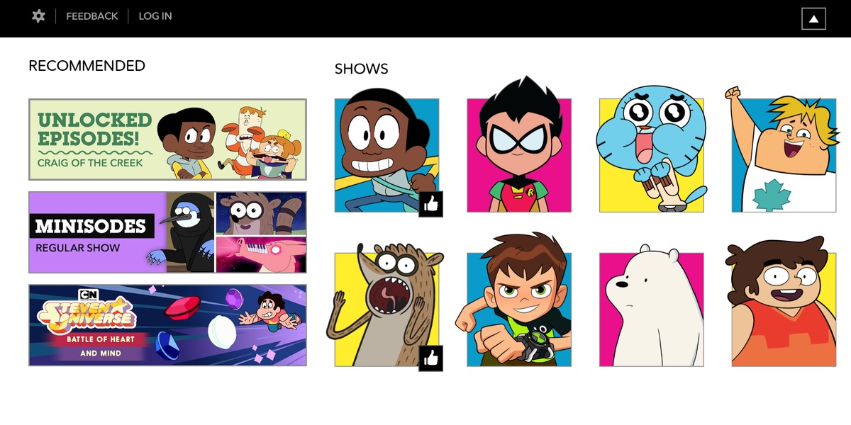 Cartoon Network App Скриншот 1