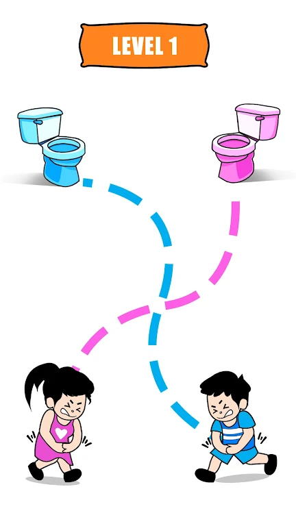 Path To Toilet - Draw The Line ภาพหน้าจอ 0