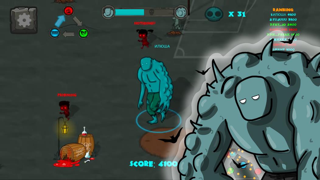 Zombeat.io - io games zombies Mod ဖန်သားပြင်ဓာတ်ပုံ 1