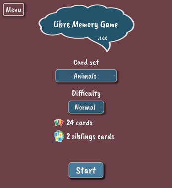 Libre Memory Game Ảnh chụp màn hình 1