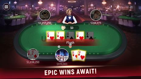 UltraWin Poker - Texas Holdem ဖန်သားပြင်ဓာတ်ပုံ 1