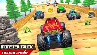 Monster Car Stunts Game 2023 스크린샷 0