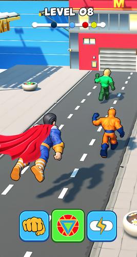 Superhero Transform Shift Game Captura de tela 1