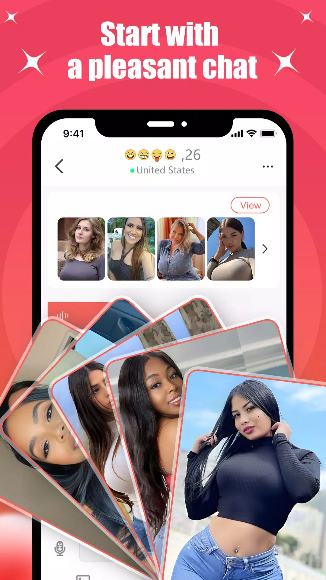 Schermata HELO: MAKE FRIENDS NEARBY 2