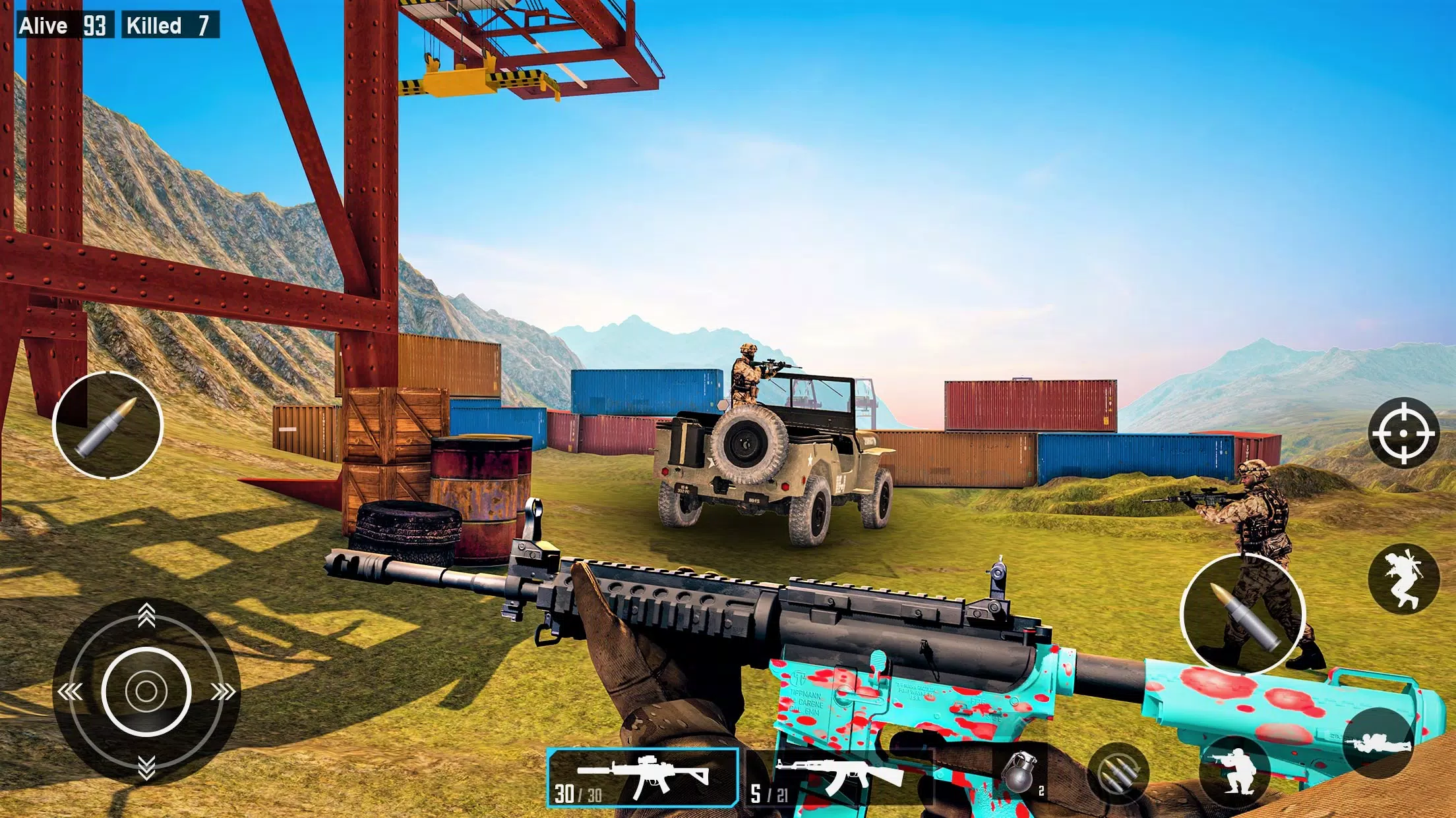 Commando Gun Shooting Games Ekran Görüntüsü 1