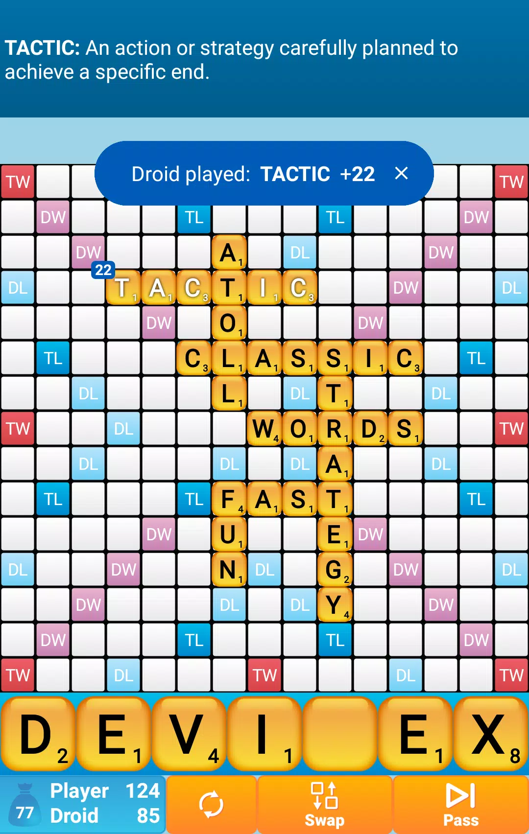 Classic Words Solo Schermafbeelding 0