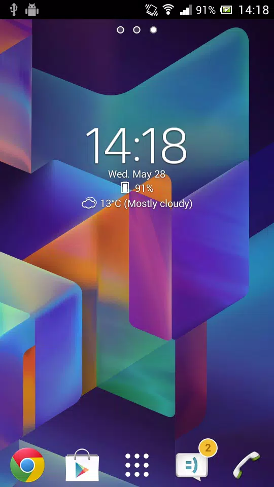 Digital Clock & Weather Widget Ekran Görüntüsü 0