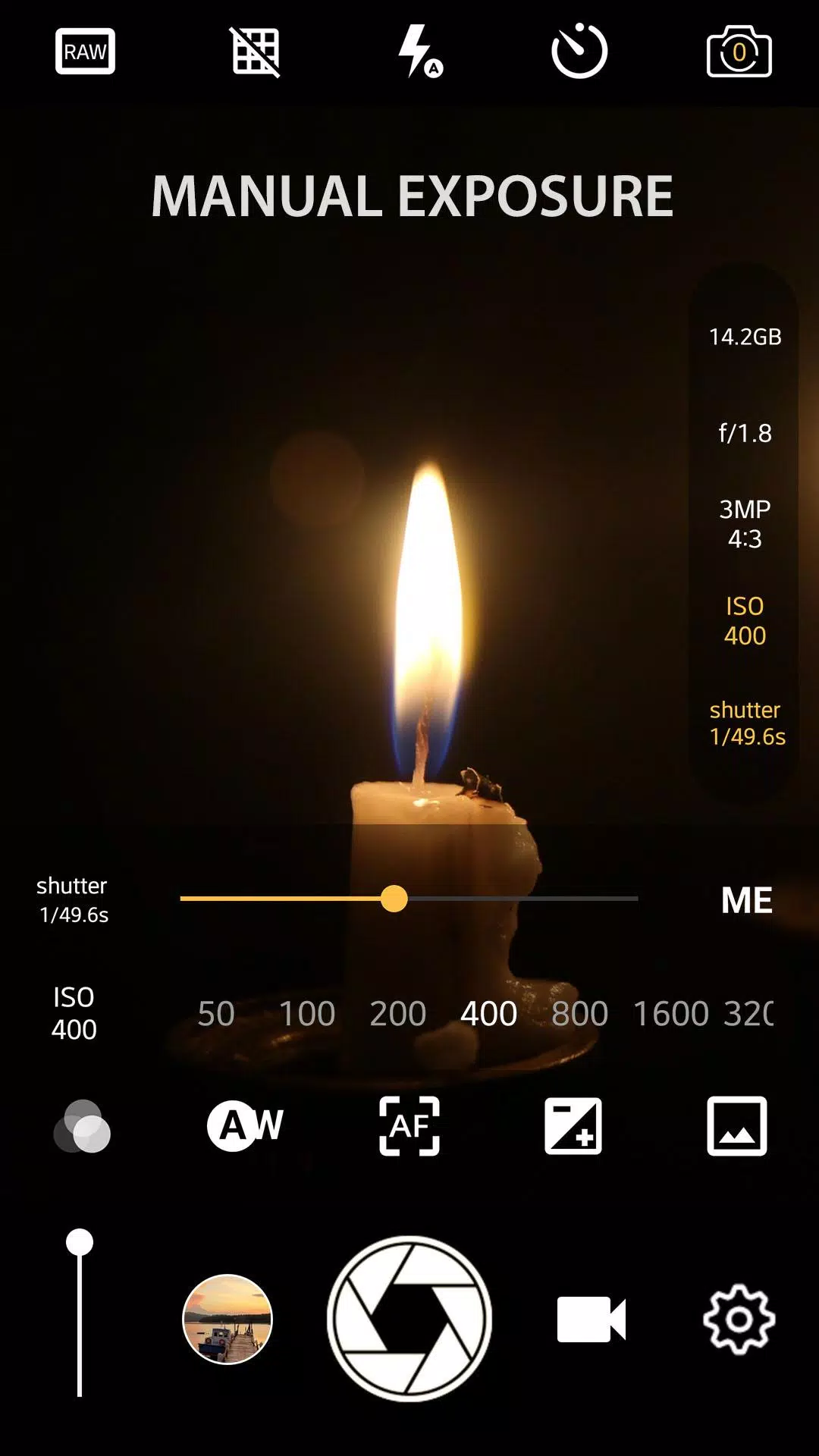 Manual Camera: DSLR Camera Pro ภาพหน้าจอ 0