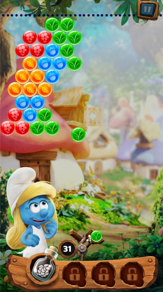 Schermata Smurfs Bubble Story 3