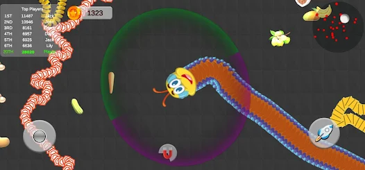 Snake Zone.io Hungry Slither Screenshot 1