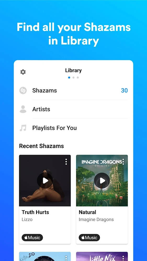 Shazam: músicas e shows Captura de tela 3