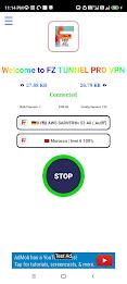 FZ TUNNEL PRO_Sucure Fast VPN Schermafbeelding 1