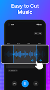 Audio Cutter - Ringtone Maker Capture d'écran 1