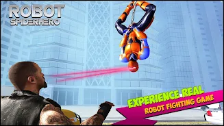 Robot Spider Fighter Games Tangkapan skrin 2