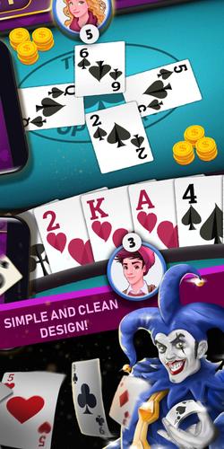 Bid Whist - Offline Card Games Скриншот 1