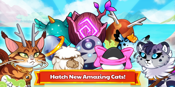 Castle Cats - Idle Hero RPG ภาพหน้าจอ 1