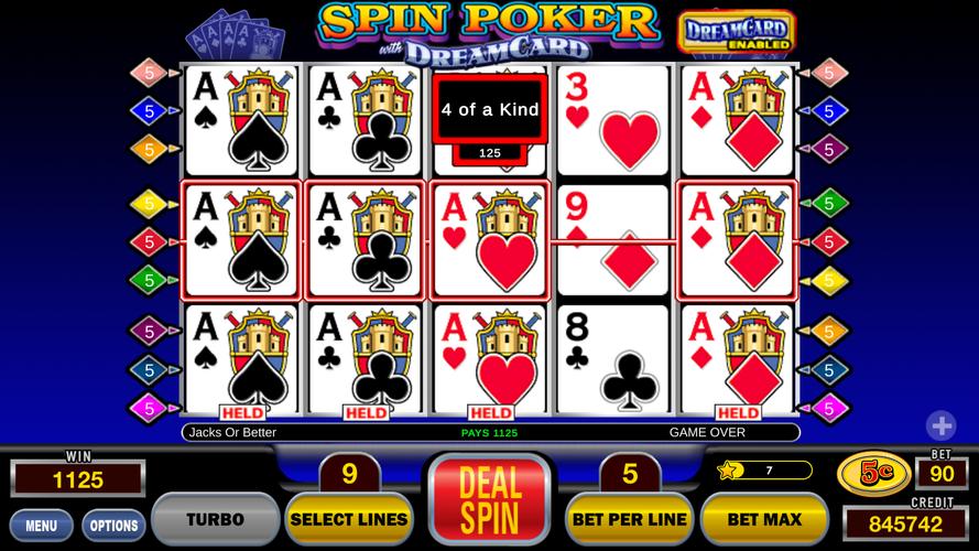 Spin Poker™ Casino Video Slots स्क्रीनशॉट 2