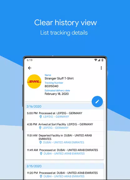 Packages Tracker スクリーンショット 2