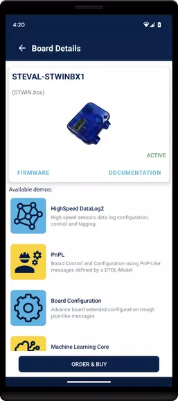 ST BLE Sensor ภาพหน้าจอ 1
