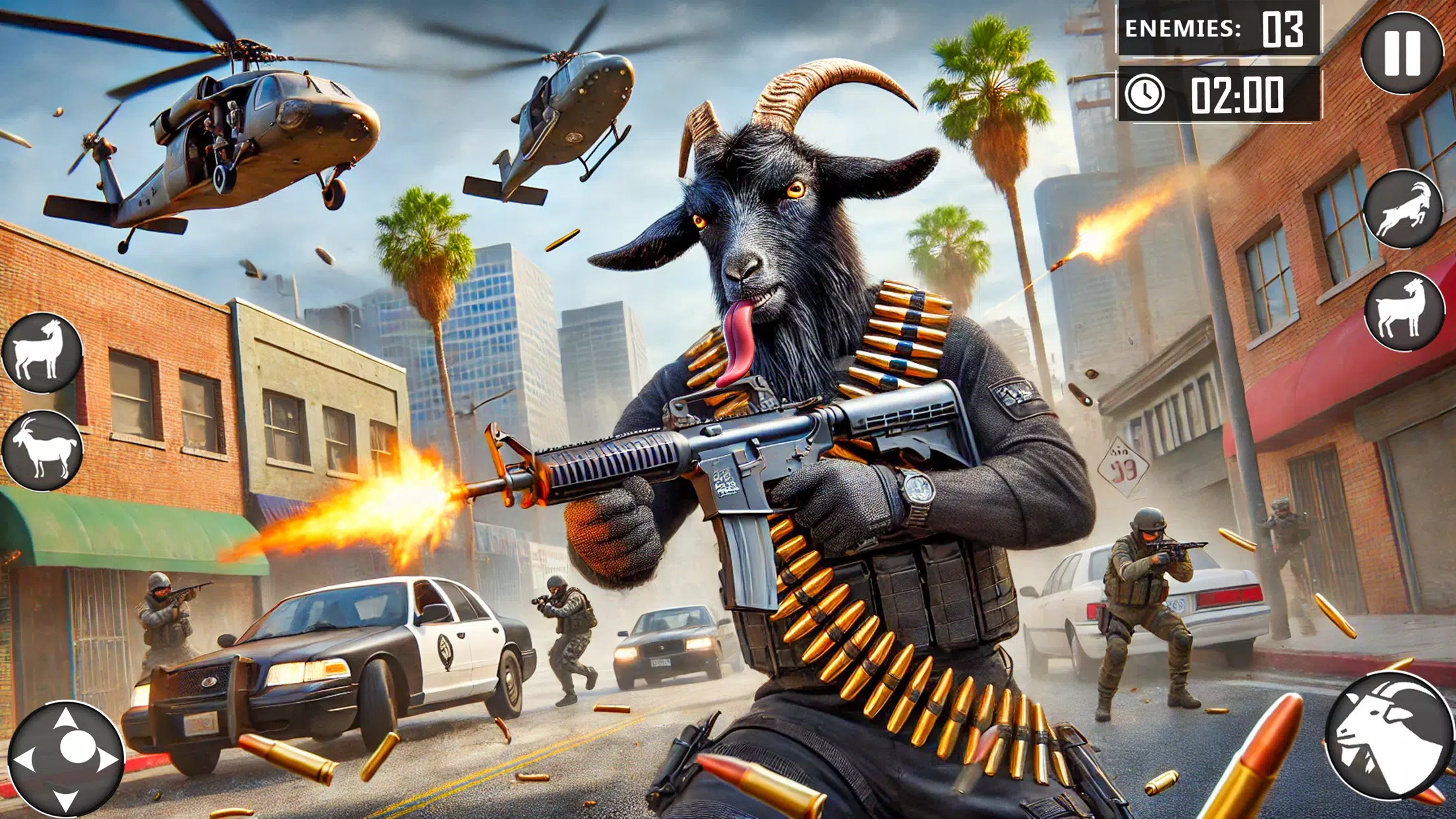 Angry Goat Fun Simulator Tangkapan skrin 1