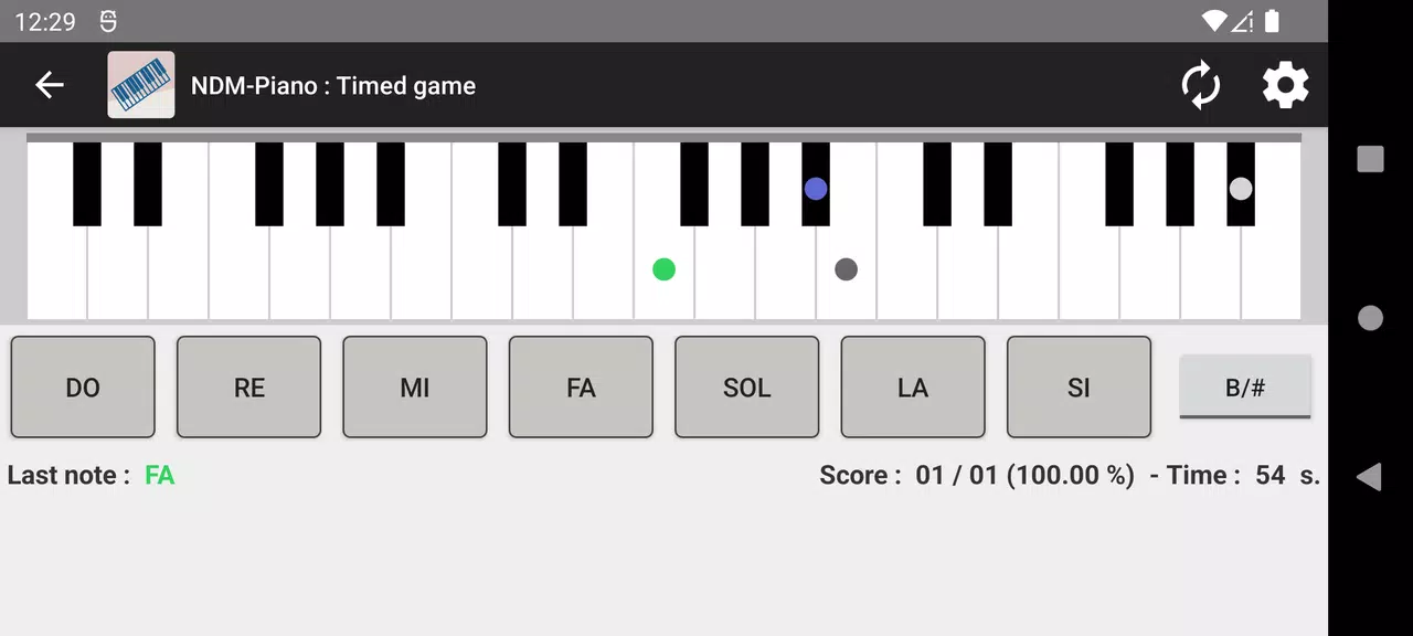 NDM-Piano Learn Music Notes Captura de pantalla 0