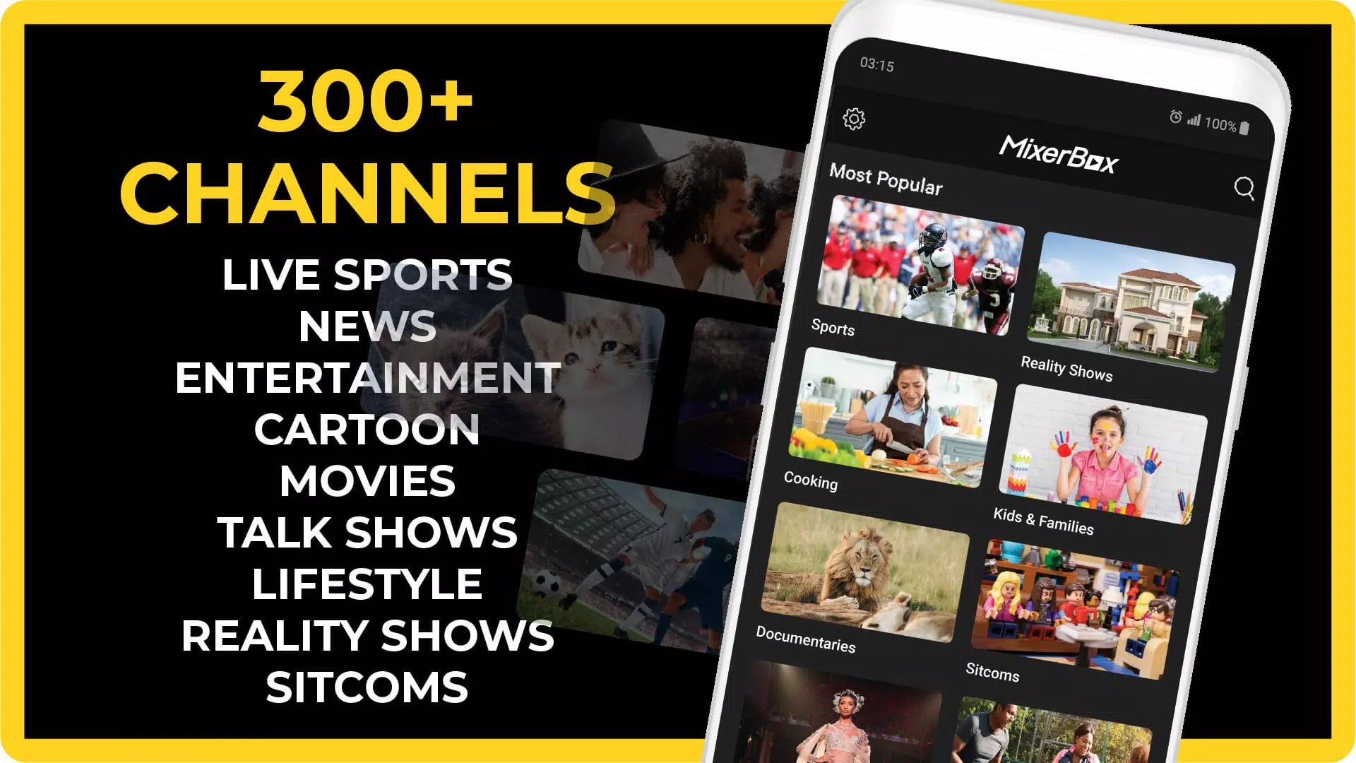 FREECABLE© TV App: Shows, News Скриншот 1