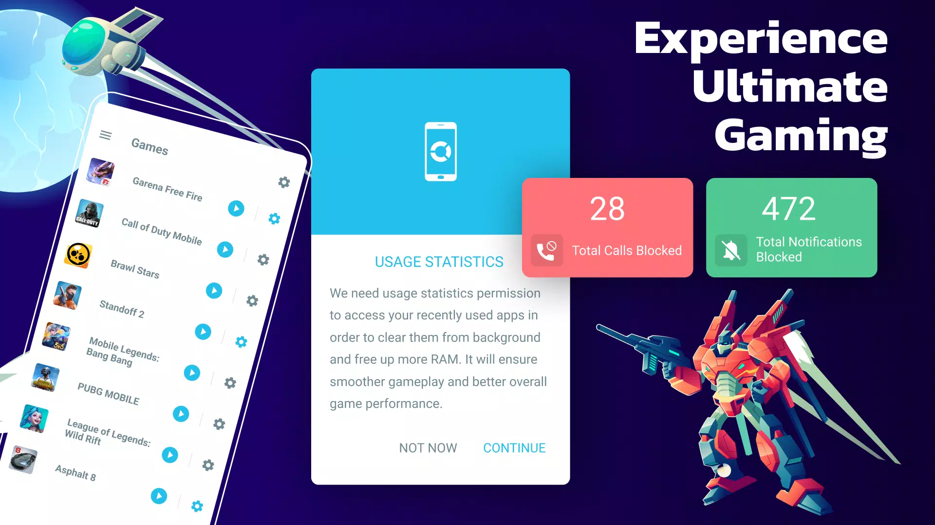 Gaming Mode - Game Booster PRO Capture d'écran 1