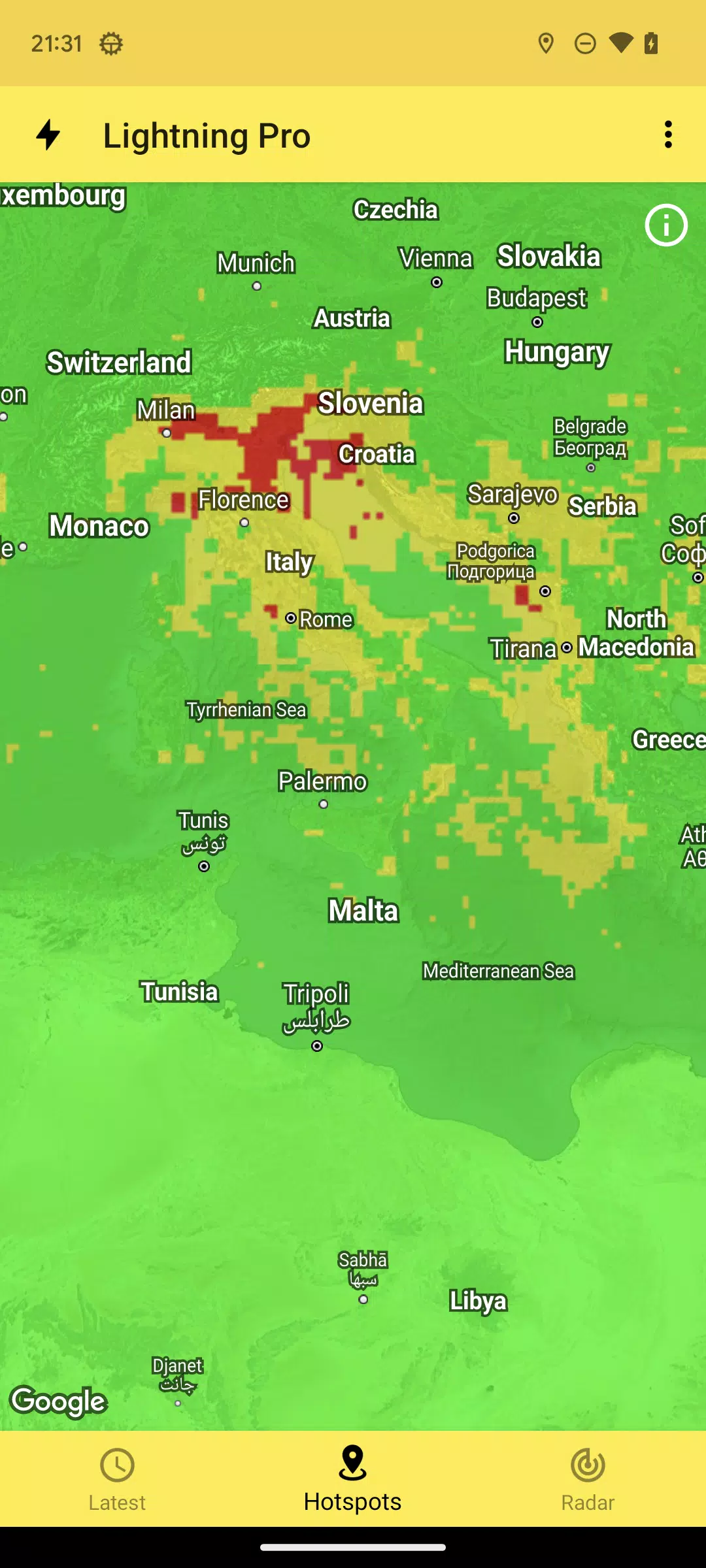 My Lightning Tracker ภาพหน้าจอ 3