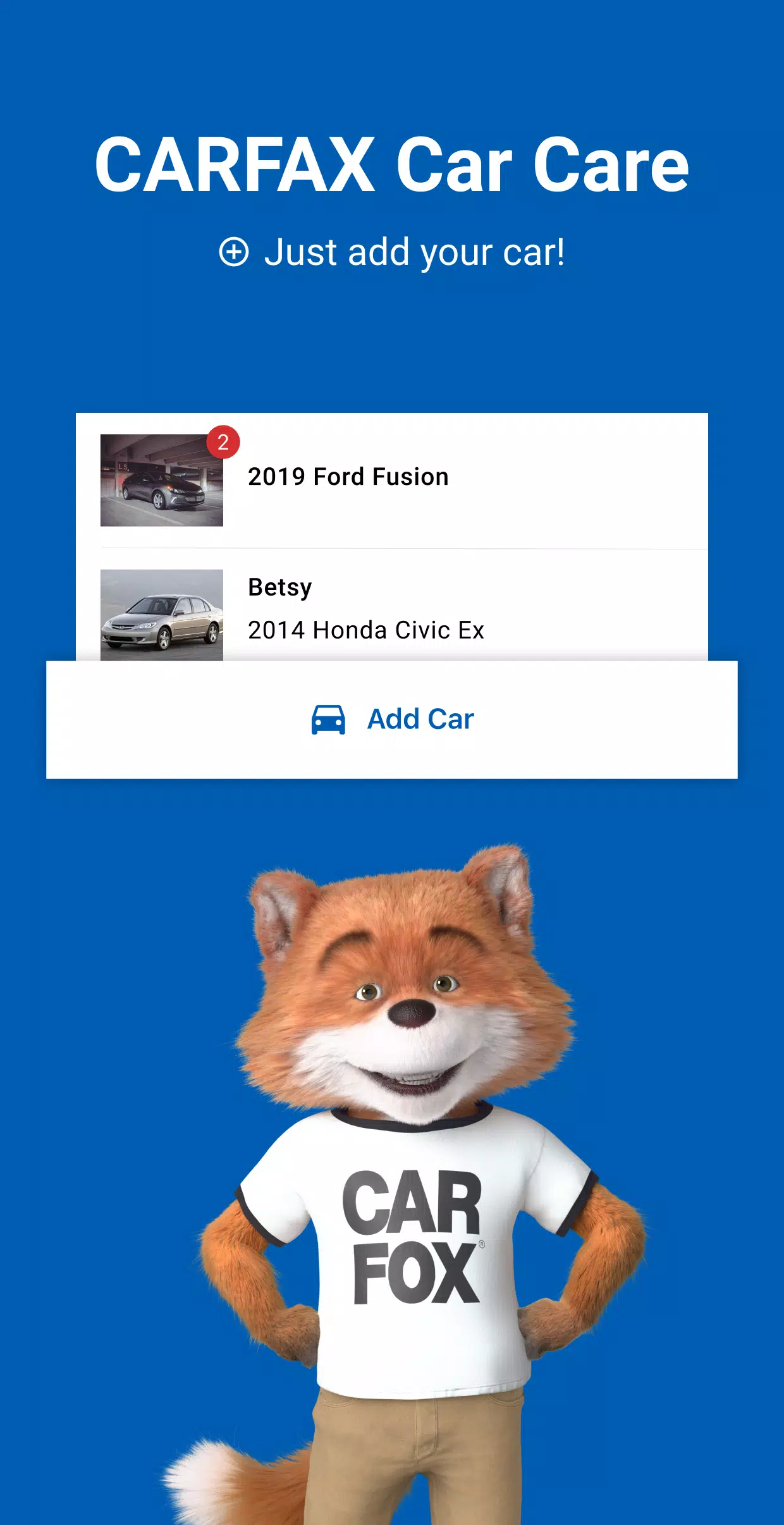 CARFAX Car Care App Ekran Görüntüsü 0