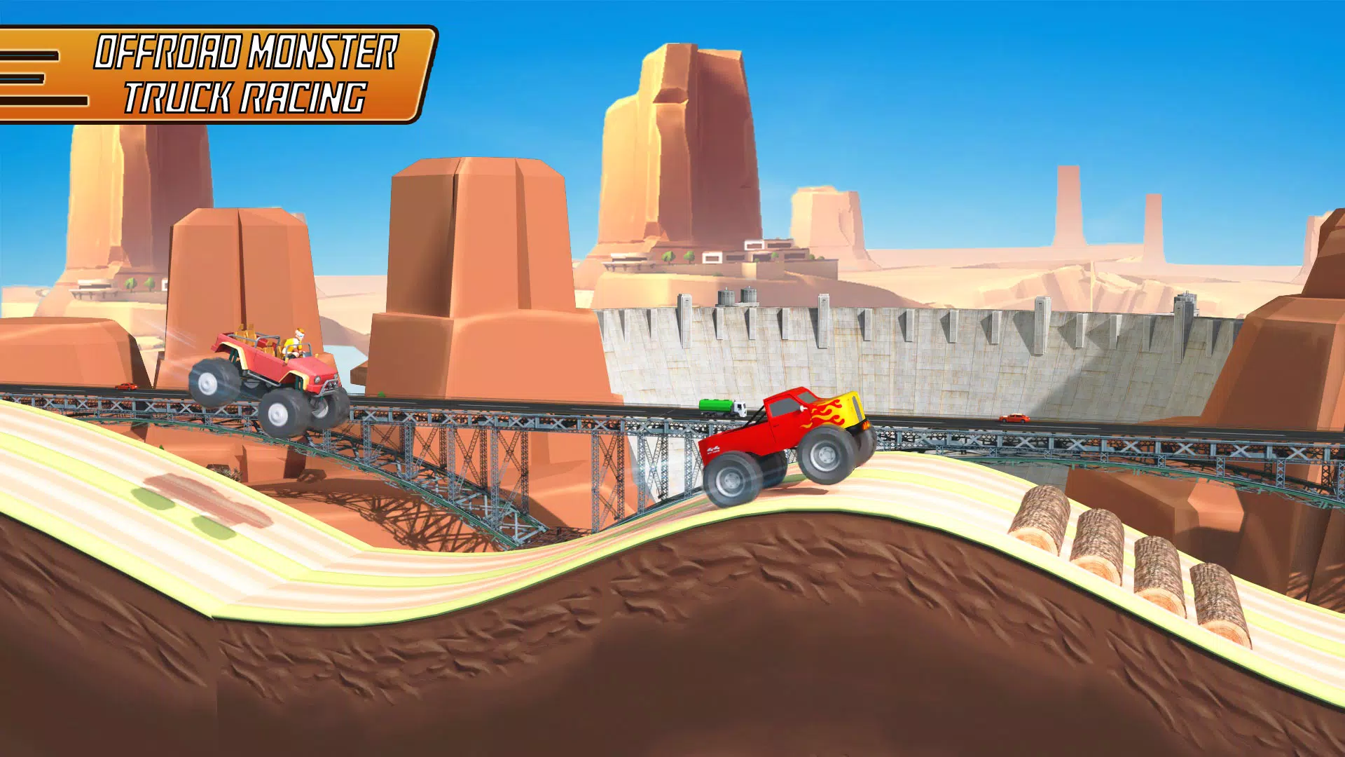 Uphill Racing - Hill Jump Game スクリーンショット 0