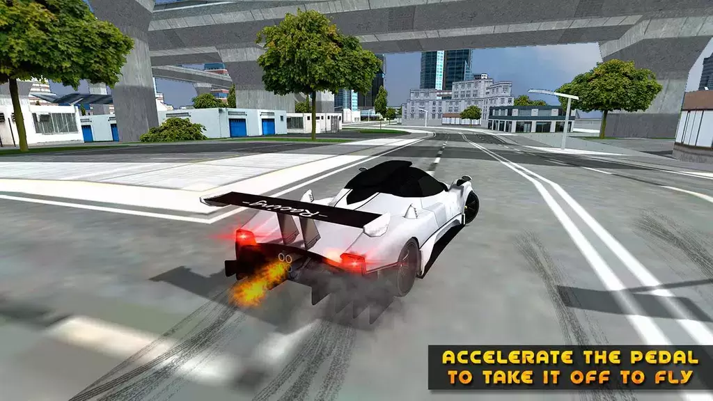 Flying Car Game driving 스크린샷 3