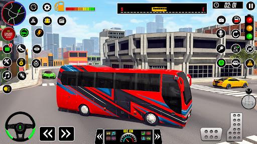 Grand City Racing Bus Sim 3D Capture d'écran 0