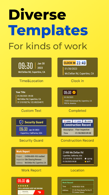 Timemark: Timestamp Camera,GPS スクリーンショット 3