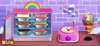 Ice Cream Making Game For Kids Скриншот 2