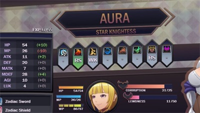 Star Knightess Aura [v0.37.4] [aura-dev] Tangkapan skrin 1