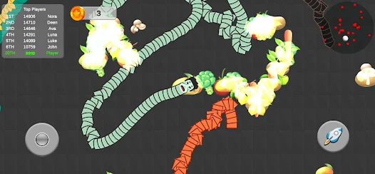 Snake Zone.io Hungry Slither Screenshot 2