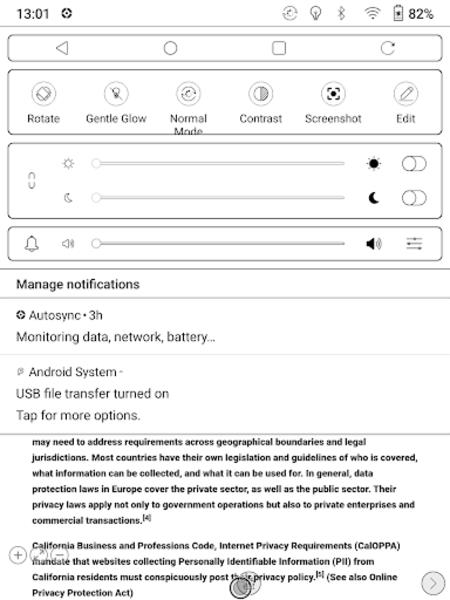 Gentle Glow: Onyx BOOX Screenshot 2