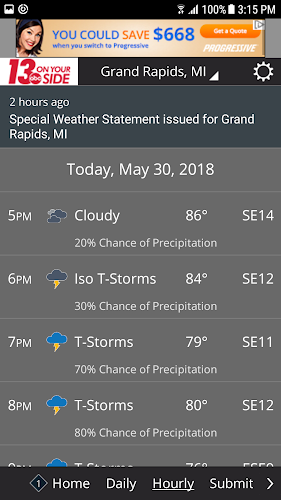 WZZM 13 Weather ภาพหน้าจอ 2