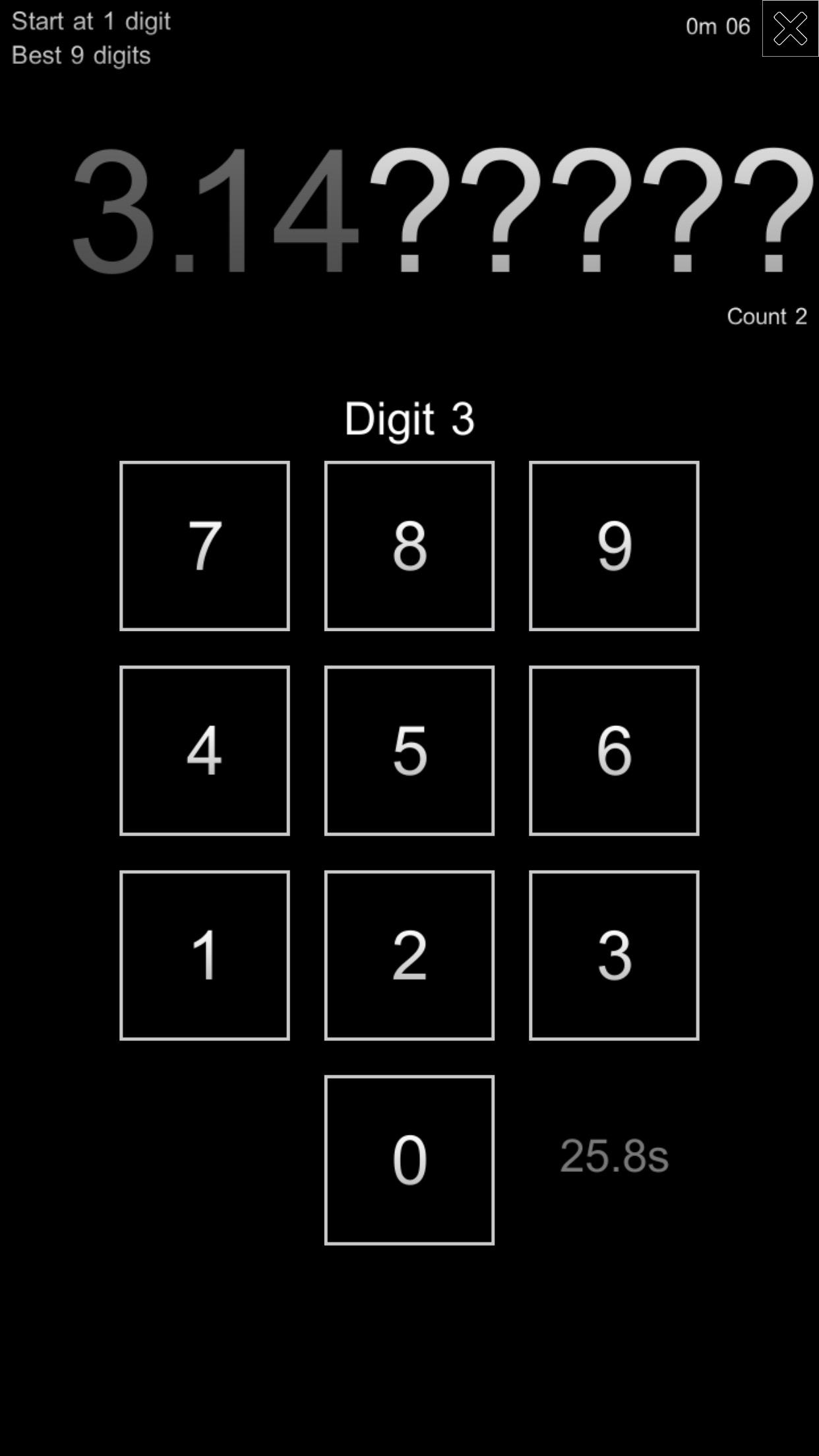 Memorize Pi Digits - 3.14π স্ক্রিনশট 3